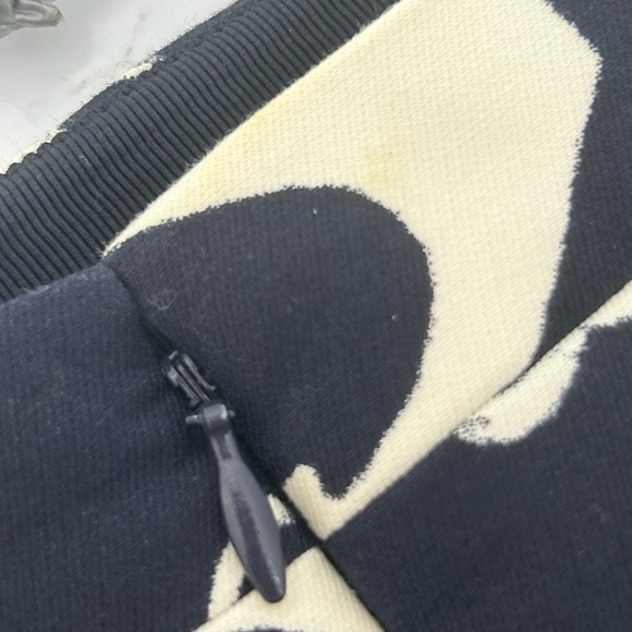 J. CREW Navy Blue Nautical Anchor Print Skirt - Picture 7 of 7